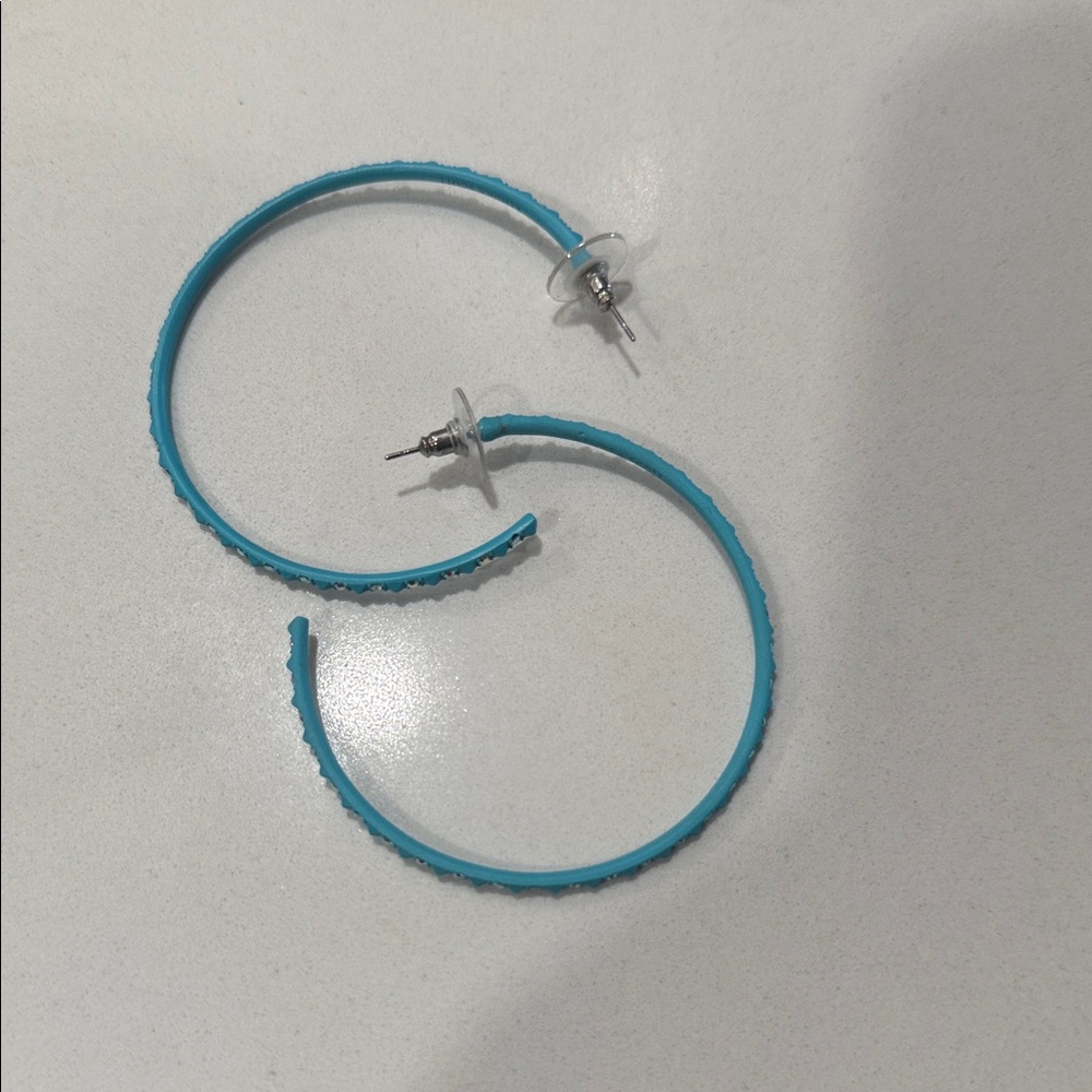 Kendra Scott Turquoise Hoop Earrings